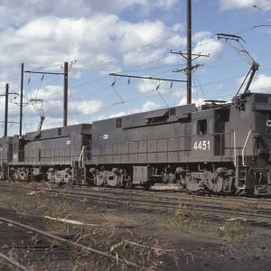 Conrail 4451 in Morrisville PA on 9/30/78