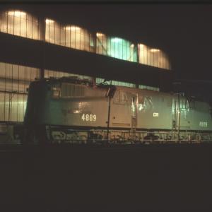 Conrail 4889 in Morrisville PA on 12/15/78