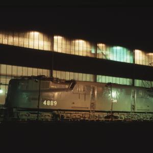 Conrail 4889 in Morrisville PA on 12/15/78