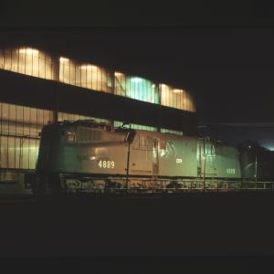 Conrail 4889 in Morrisville PA on 12/15/78