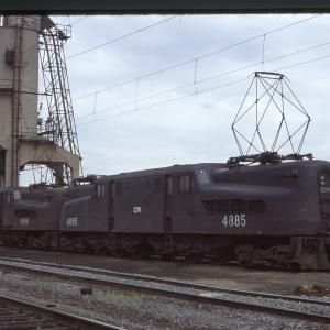 Conrail 4885 in Morrisville PA on 4/15/79