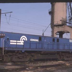 Conrail 1005 in Morrisville PA on 1/83