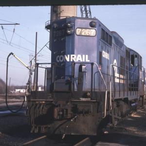 Conrail 7267 in Morrisville PA on 1/83