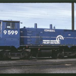 Conrail 9599 in Morrisville PA on 5/84
