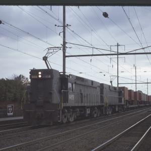 Conrail 4458 in Princeton Junction on 10/31/76