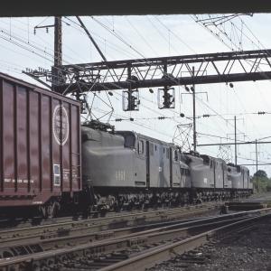 Conrail 4861 in Princeton Junction on 6/12/77