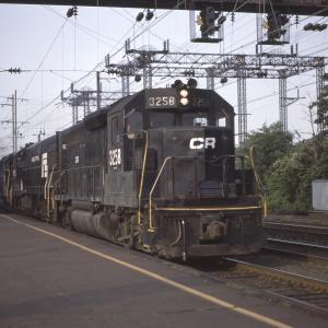 Conrail 3258 in Princeton Junction on 6/18/77