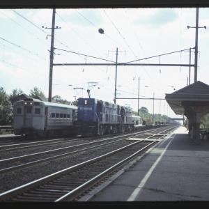 Conrail 4409 in Princeton Junction on 10/7/78