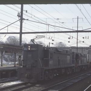 Conrail 4457 in Trenton NJ on 2/9/77