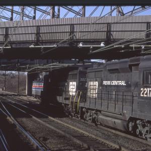 Conrail 2217 in Trenton NJ on 2/17/77