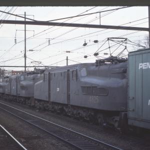 Conrail 4825 in Trenton NJ on 3/5/77