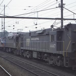 Conrail 4447 in Trenton NJ on 7/15/77