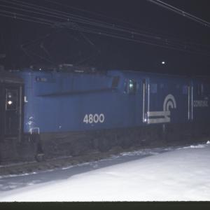 Conrail 4800 in Trenton NJ on 2/15/78