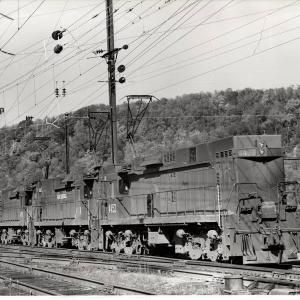 Photograph showing E44 4453, E44 4440 and E44 4406 in Columbia PA.
