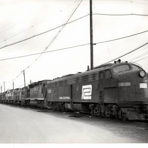 Photograph of E8 4326 and other power at E Port. 10/31/76