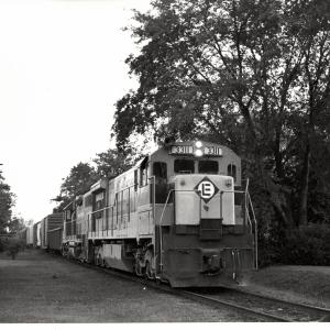 Photograph of U33C 3311 on the Warwick Branch to Akron at Orrville Ohio. 9/5/76