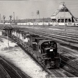 Photograph of C636 6342 at Collinwood Yard. 8/28/76