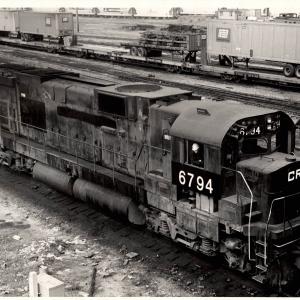 Photograph of C636 6794 at Collinwood Yard. 8/28/76