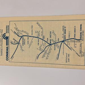 Conrail and SEPTA Schedule - Jenkintown, Glenside, and Philadelphia - 1976-10-31