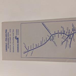 Conrail and SEPTA Schedule - Lansdale and Philadelphia - 1976-10-31