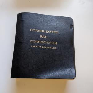 Conrail Freight Schedules, 1977-09-01