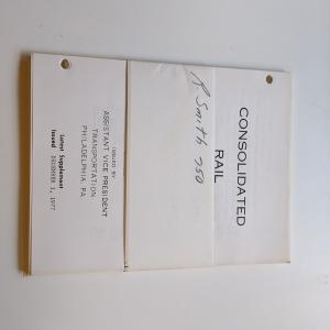 Conrail Freight Schedules, 1977-12-01