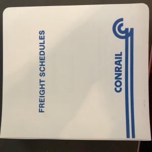 Conrail Freight Schedules, 1995-01