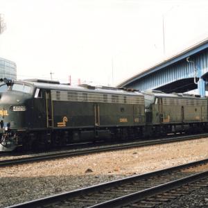 Conrail 4020 at Cleveland Football Stadium