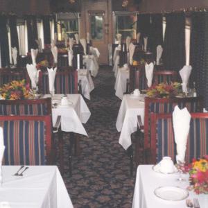 Conrail Observation/Dining Car 10 - Dining Area