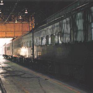 Conrail OCS train in Special Equipment Shop - Miscellaneous Shop 2 - Juniata, PA