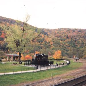 PRR 7048 at Horseshoe Curve, taken from OCS train
