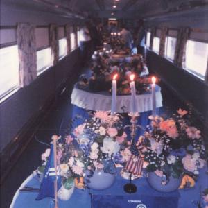 Conrail Dining Car 12 - Dining Room - Buffet Dinner