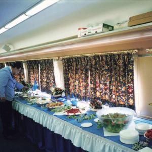 Conrail Dining Car 12 - Dining Room - Buffet Luncheon