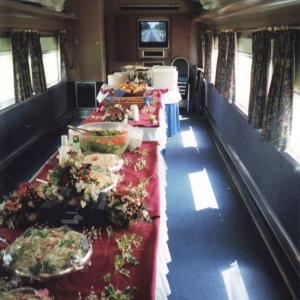 Conrail Dining Car 12 - Dining Room - Buffet Luncheon