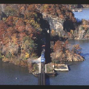 U23B 2722 coming out of Fort Montgomery tunnel