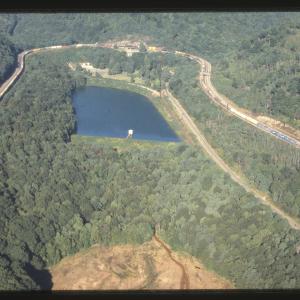 Horseshoe Curve, aerial view