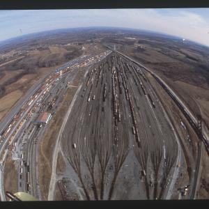 Conrail yard, Selkirk, NY, aerial view (looking east)