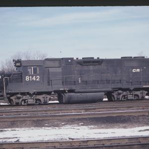 GP38-2 8142 in Rutherford, PA