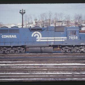 GP38 7858 in Rutherford, PA
