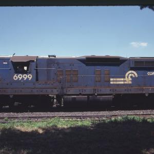 SD7 6999 on Speno Rail Train in Allentown, PA