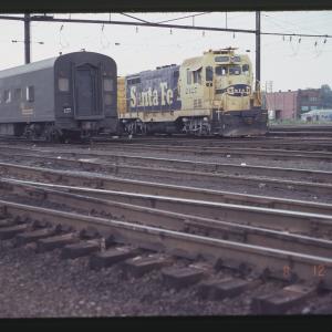 ATSF CF7 2427 and OCS car 20 in Enola, PA