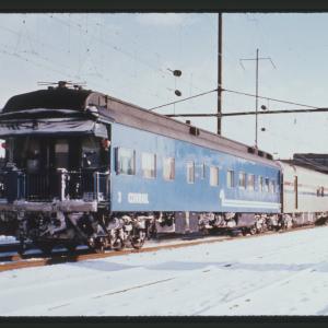 Conrail Business Car 3 on Amtrak Train 40 in Harrisburg, PA