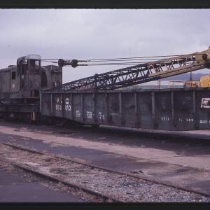 MoW Crane and G31A 513813 in Reading, PA