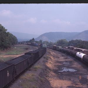 Several Trains Passing at North End of Enola, PA