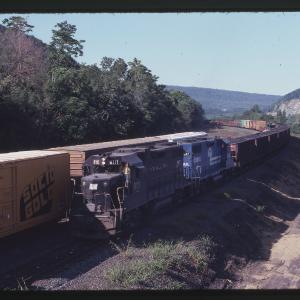 GP38-2s 8111 and 7947 Eastbound in Enola, PA