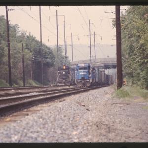 SD40 6258 and GP30 2249 in Enola, PA