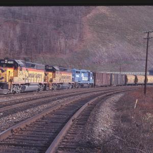 C&O GP40-2 4265, B&O GP40-2 4237, and CR GP30 2182 at Rockville, PA