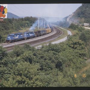 SD40-2s 6362 and 6475 and GP35 2256 in Rockville, PA