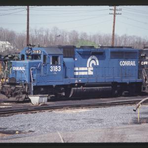 GP40 3183 in Rutherford, PA