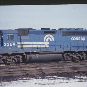 GP40-2 3369 in Rutherford, PA